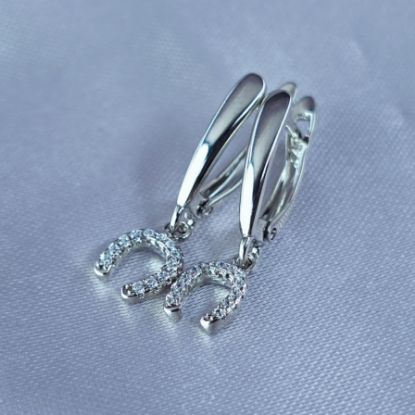 Picture of Earring Horseshoe of Silver