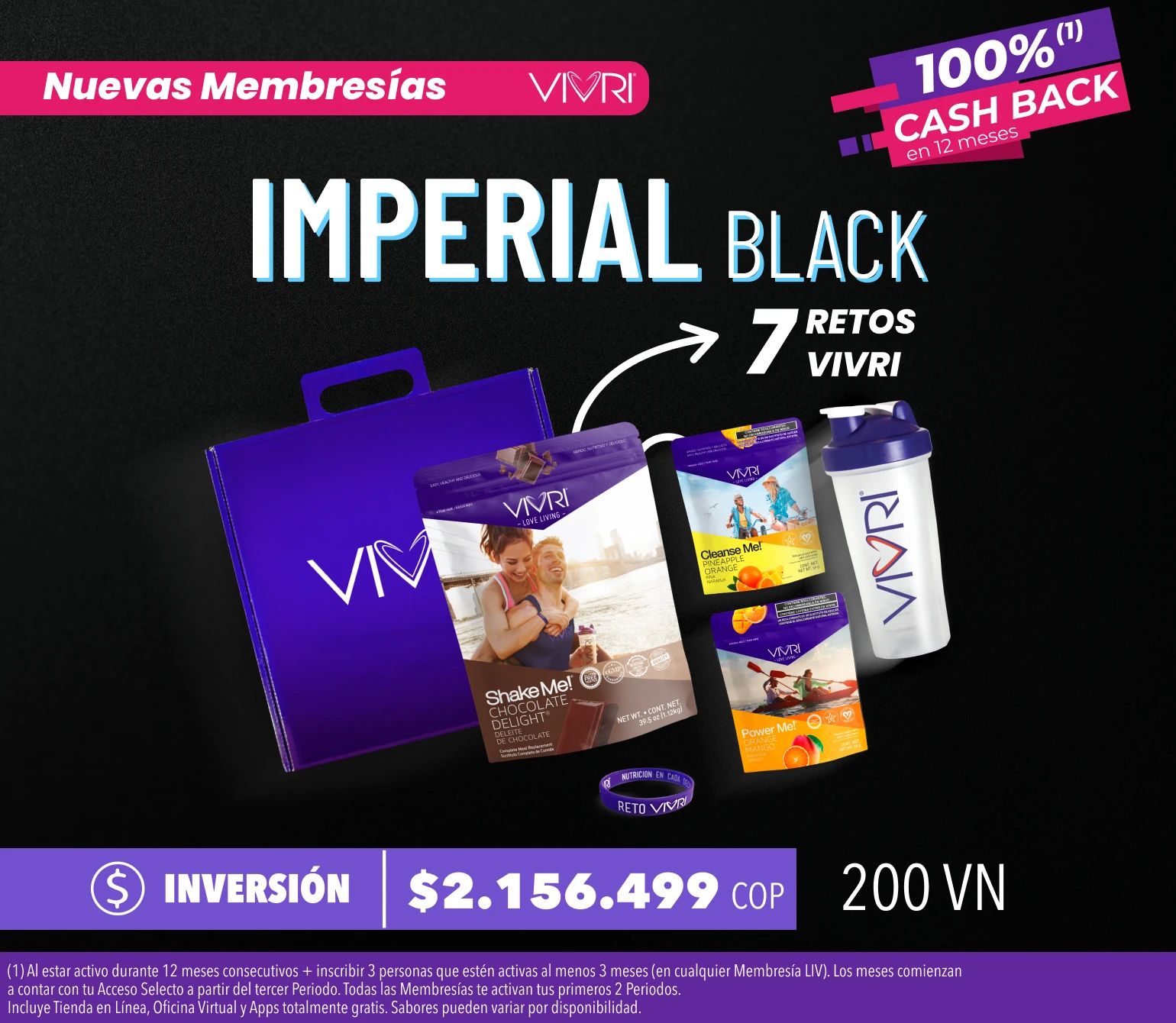 Reto VIVRI 10 Intensivo (imperial Black) 7 Retos