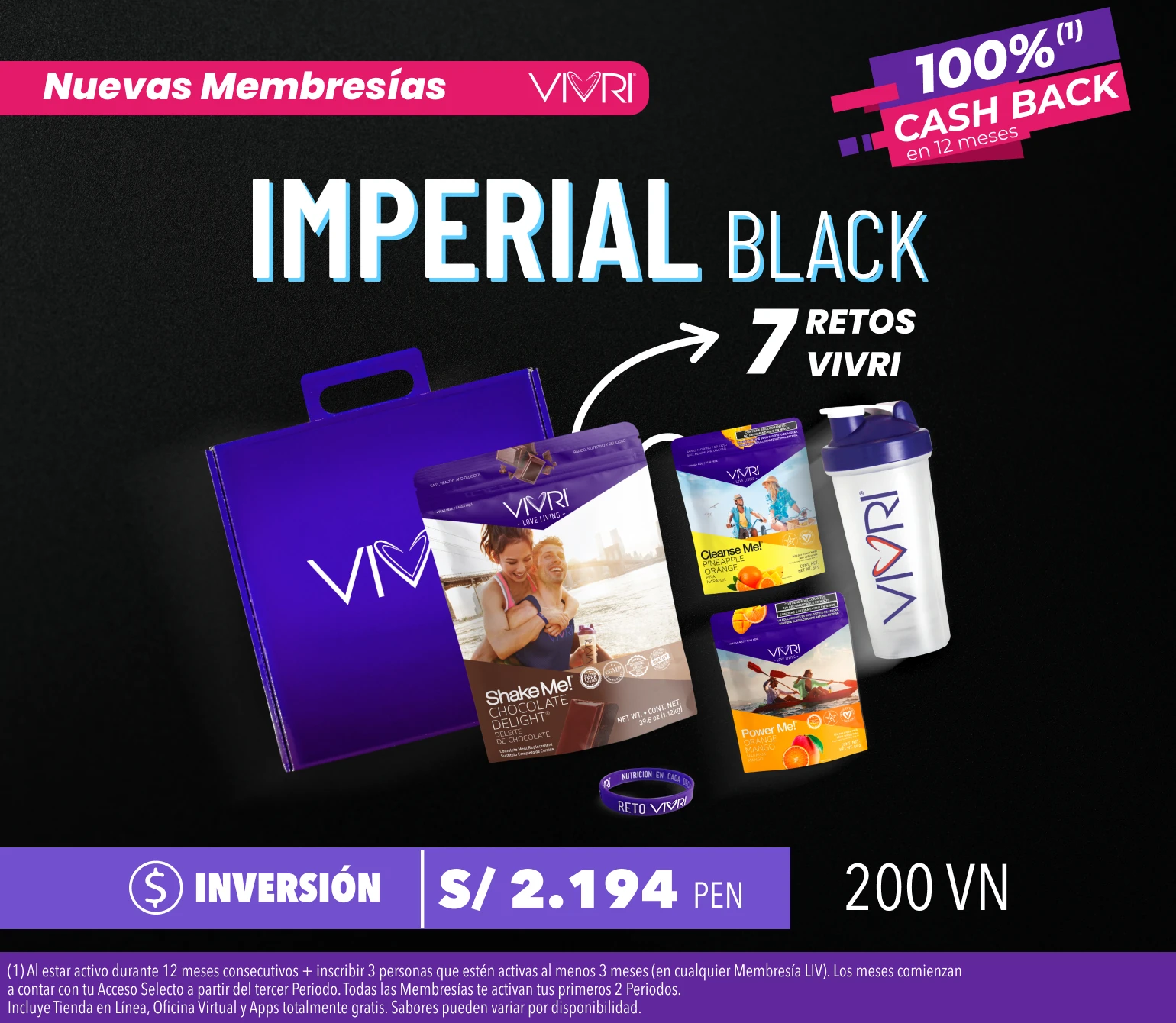 Reto VIVRI 10 Intensivo (imperial Black) 7 Retos