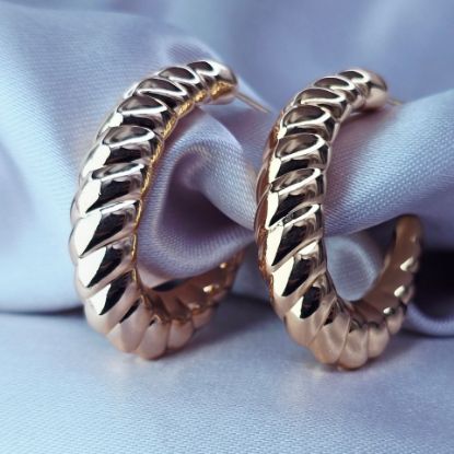 Imagen de Arracada Retorcido de Oro