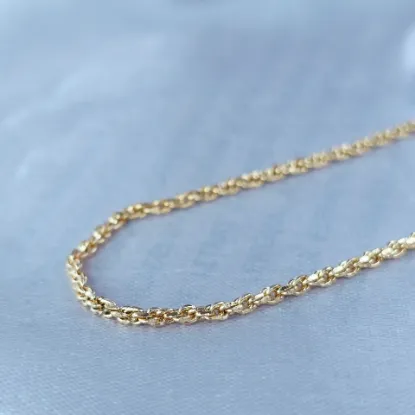 Imagen de Cadena Tejido Soga Oro Dorado Talla 4001