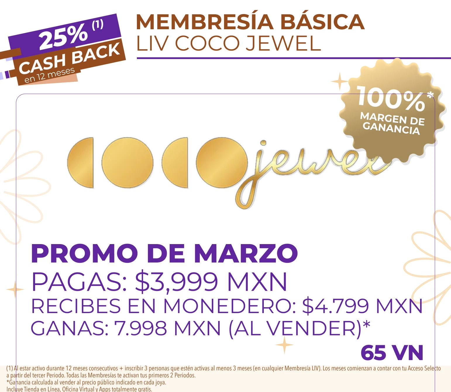 Membresía COCOJewel Básica