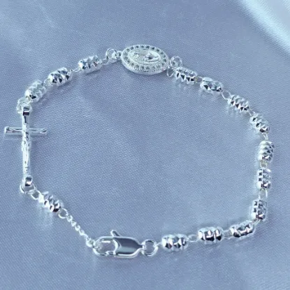 Imagen de Pulsera Decenario Hermosa Guadalupana Talla 1504