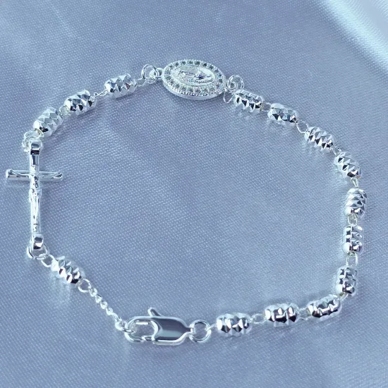 Imagen de Pulsera Decenario Hermosa Guadalupana Talla 1504