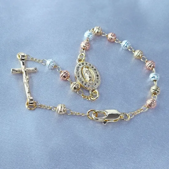 Imagen de Pulsera Decenario Virgen Santísima de Guadalupe Talla 1503