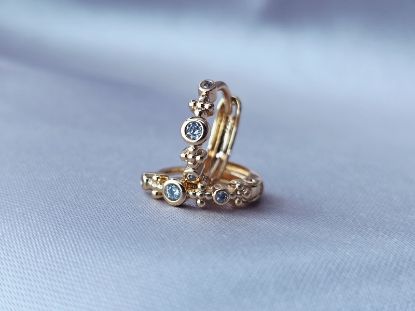 Picture of Huggie Crosses and Crystals 
