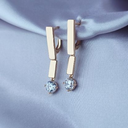 Picture of Earring Two Rectangles and One Light