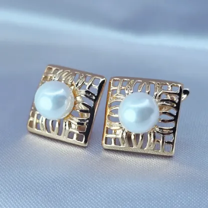 Imagen de Huggie Cuadro Troquelado con Perla Cristal