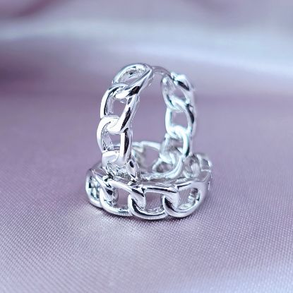 Imagen de Huggie Barbada Oro Blanco