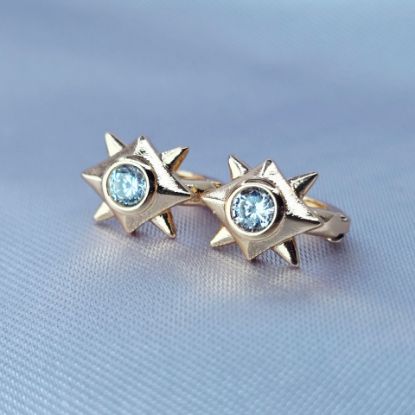 Picture of Rhombus Star and Circle Huggie