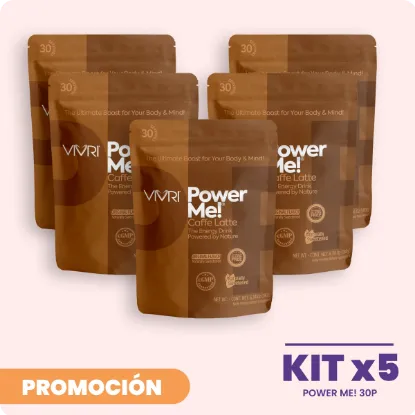 Imagen de Combo 5 Power Me! Cafe Latte 30 Servings C