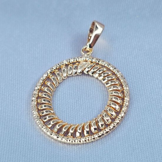 Imagen de Dije Circular Bisel