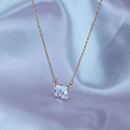 Imagen de Collar Cuadro Transaprente