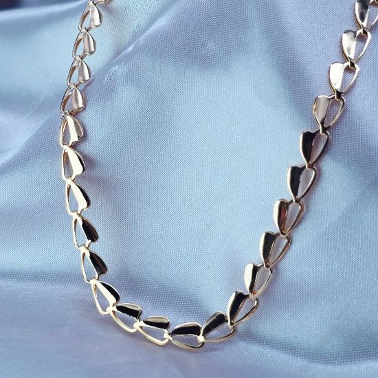 Imagen de Collar Corazones Calados