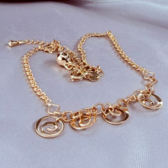 Imagen de Pulsera Tobillera Círculos Espirales