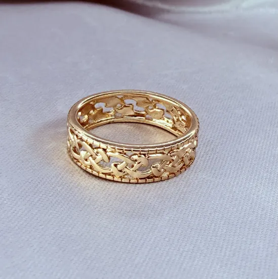 Imagen de Anillo Encaje de Oro