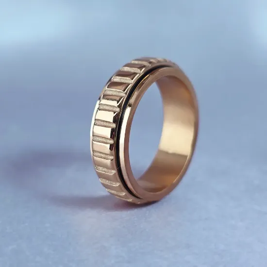 Imagen de Anillo Giratorio Rosa