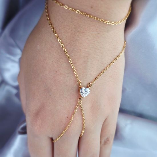 Imagen de Pulsera Estilo Árabe con Corazón