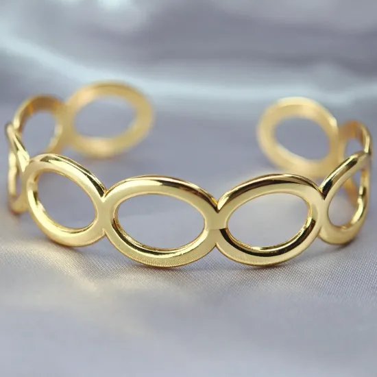 Imagen de Brazalete Óvalos Entrelazados