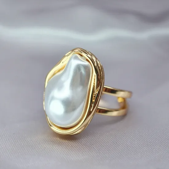 Imagen de Anillo Perla Barroca  8