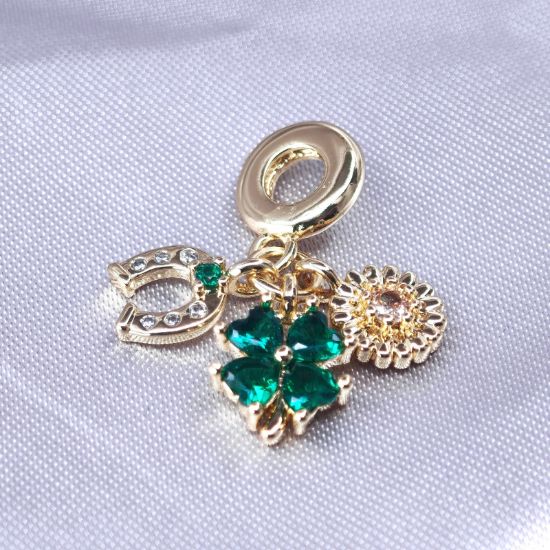 Imagen de Dije Para Pulsera Suerte Verde