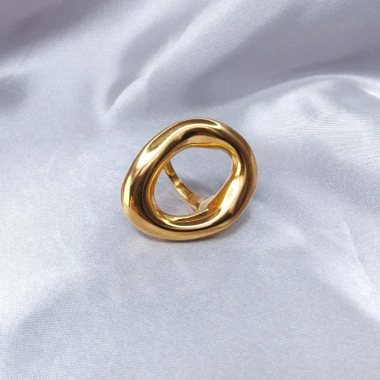 Imagen de Anillo Glamour Asimétrico  8