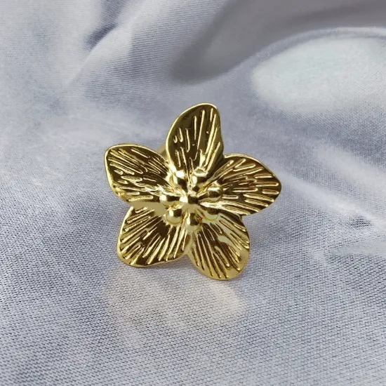 Imagen de Anillo Flor Cinco Pétalos  8