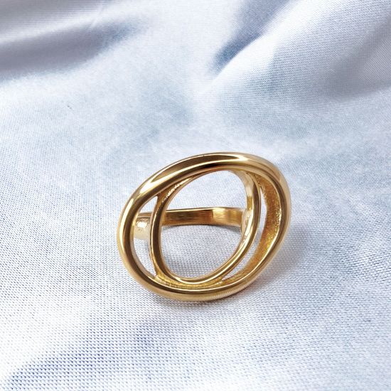 Imagen de Anillo Dos Óvalos Asimétricos