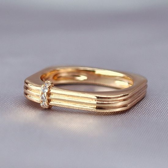 Imagen de Anillo Cuadrado Moderno