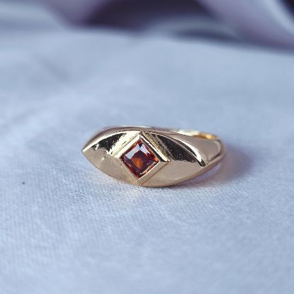 Imagen de Anillo Rombo Fucsia