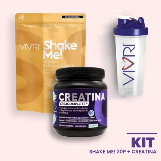 Imagen de Kit Shake Me! Vainilla - Creatina + Shaker