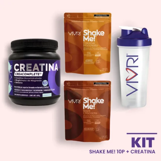 Imagen de Kit Shake Me! Royal / Caramel - Creatina + Shaker