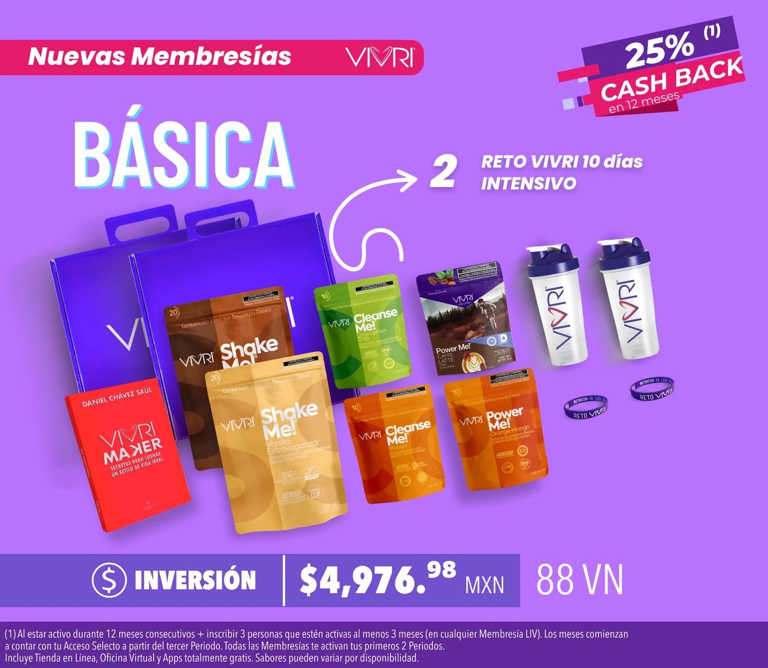 Membresia Basica (2 Retos 10 Dias Intensivo)