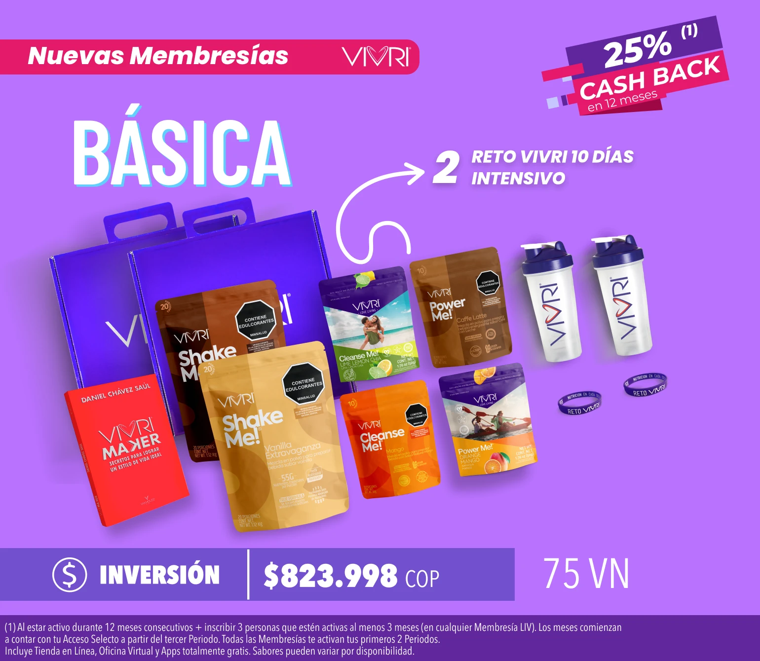 Membresia Basica (2 Retos 10 Dias Intensivo)
