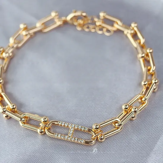 Imagen de Pulseras Eslabones U  1806