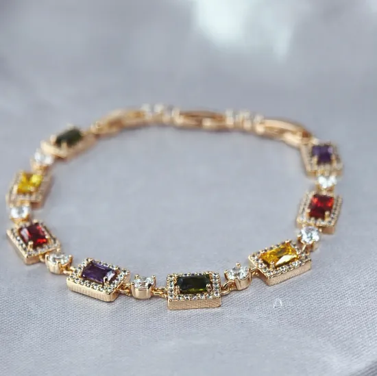 Imagen de Pulsera Cubos Glam Multicolor  1608