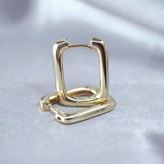 Imagen de Arete Silueta Rectangular