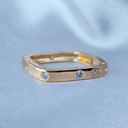 Imagen de Anillo Marco con Circonias  9