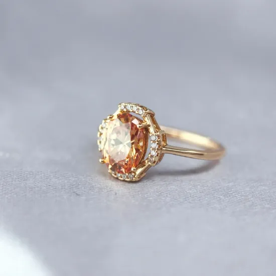 Imagen de Anillo Morganita Melocotón  7