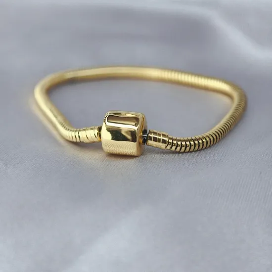 Imagen de Pulsera Esclava Topo Broche Barril  1503