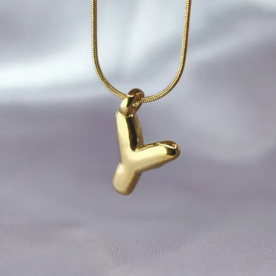 Imagen de Collar Esencia con Inicial Y  4401