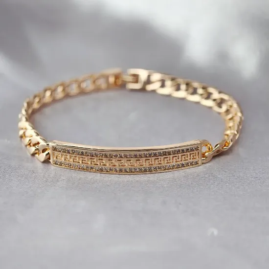 Imagen de Pulsera Esclava Grecas  1706