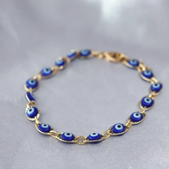 Imagen de Pulsera Ojos Turcos Azules  1806