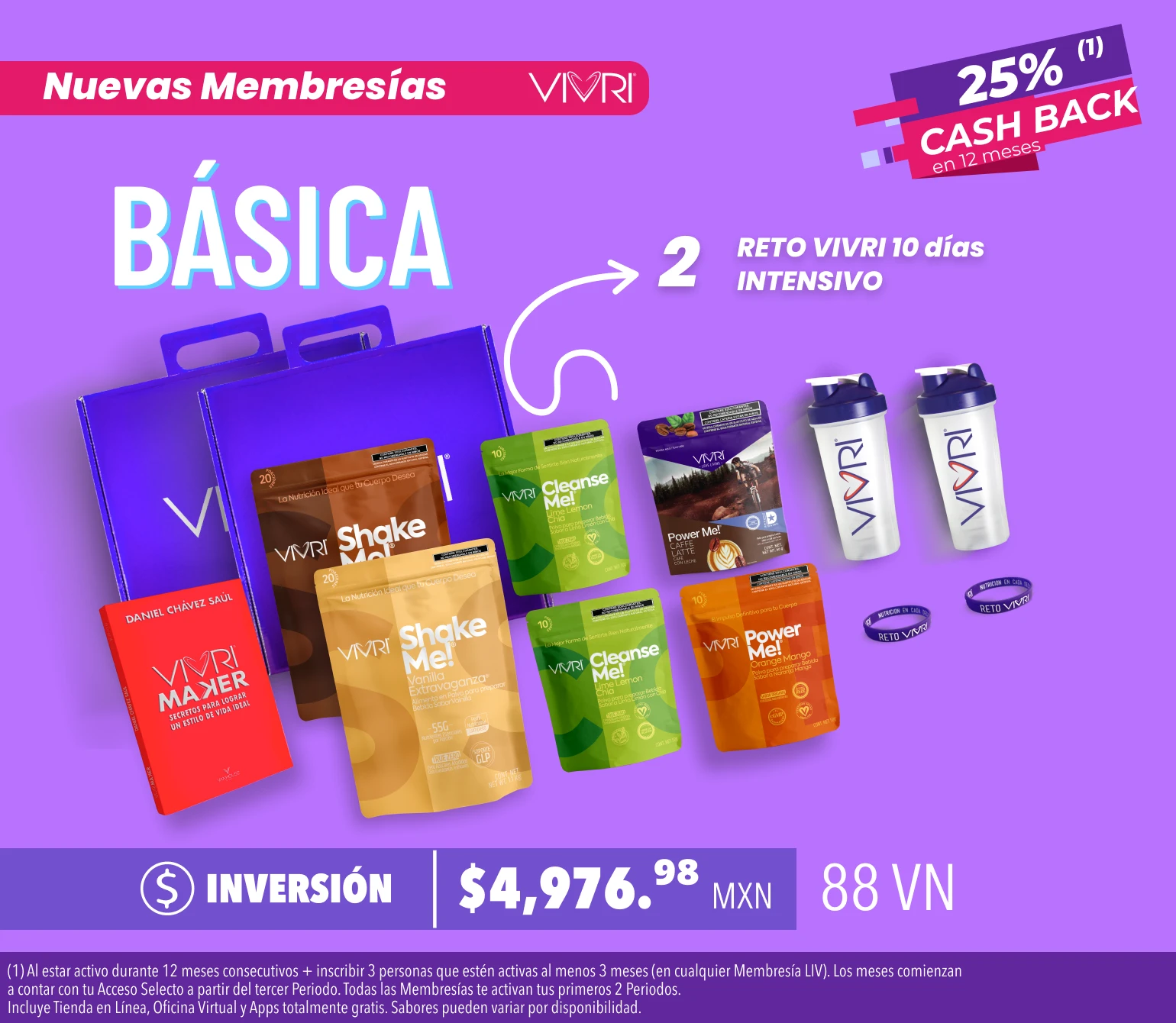 Membresia Basica (2 Retos 10 Dias Intensivo)