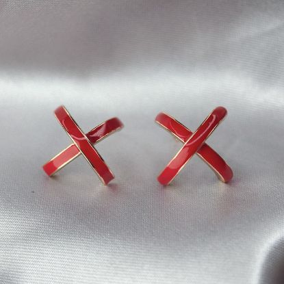 Imagen de Arete Glamour Rojo
