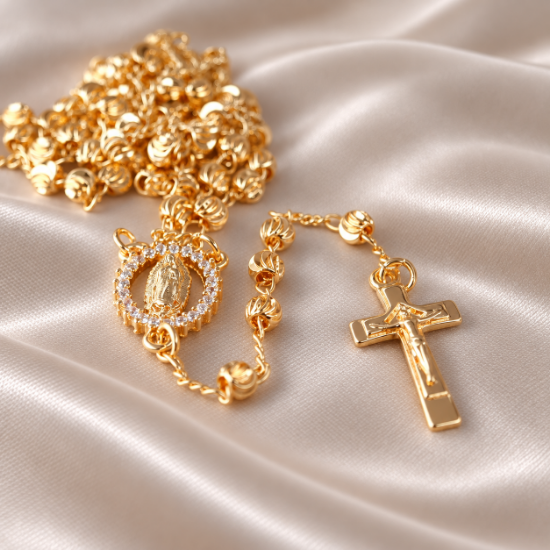Imagen de Collar Rosario Fe Guadalupana Talla 5104