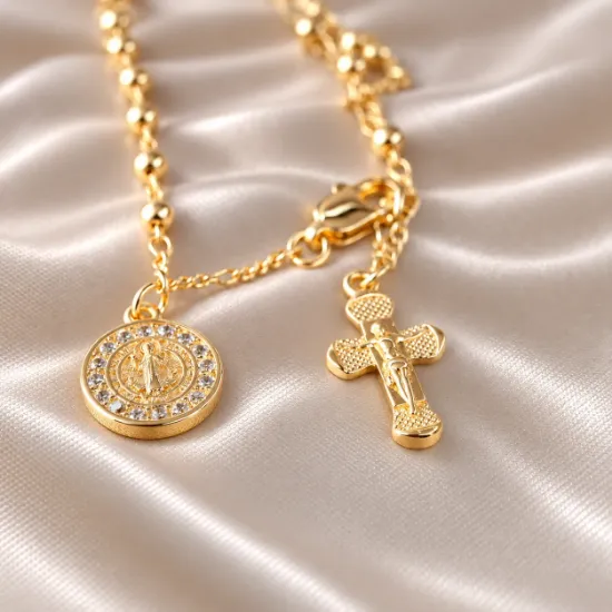 Imagen de Saint Benedict Decade Bracelet Size 1903
