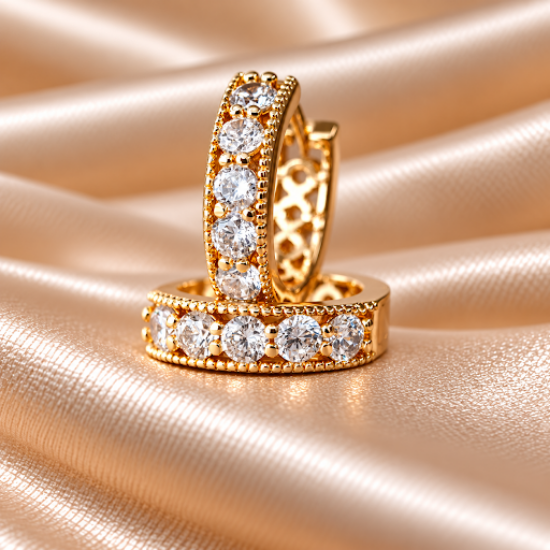 Imagen de Huggie Lunetas de Cristal