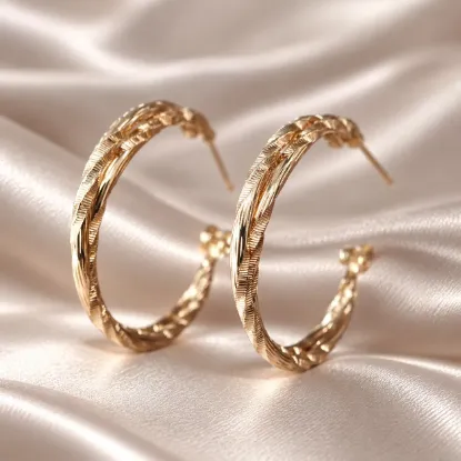 Picture of Twisted Two-Strand Hoop