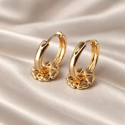 Imagen de Arete Desmontable Pétalos de Corazones
